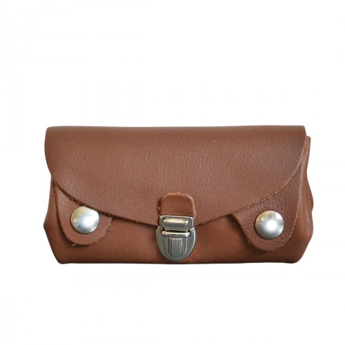 PORTE-MONNAIE CUIR COGNAC| Rétro